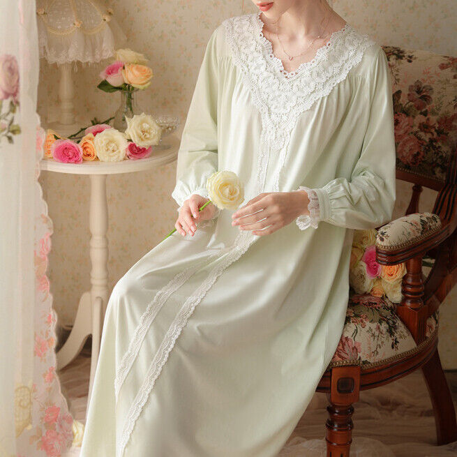 Long Sleeve Nightdress Loose Pajamas