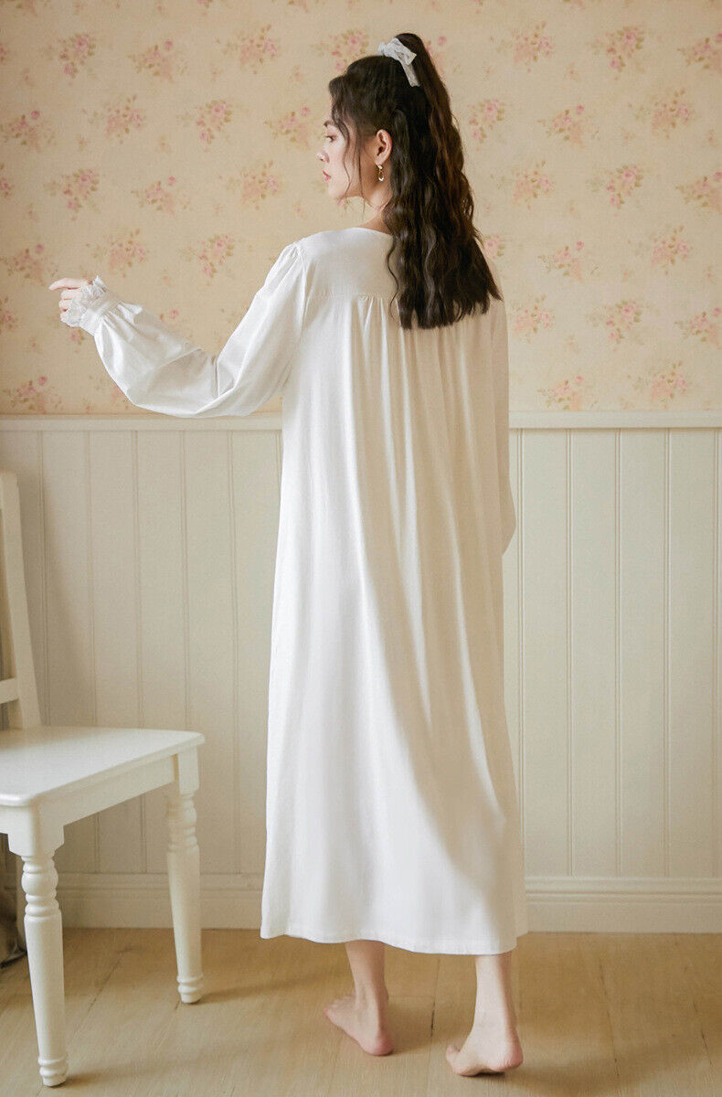 Long Sleeve Nightdress Loose Pajamas