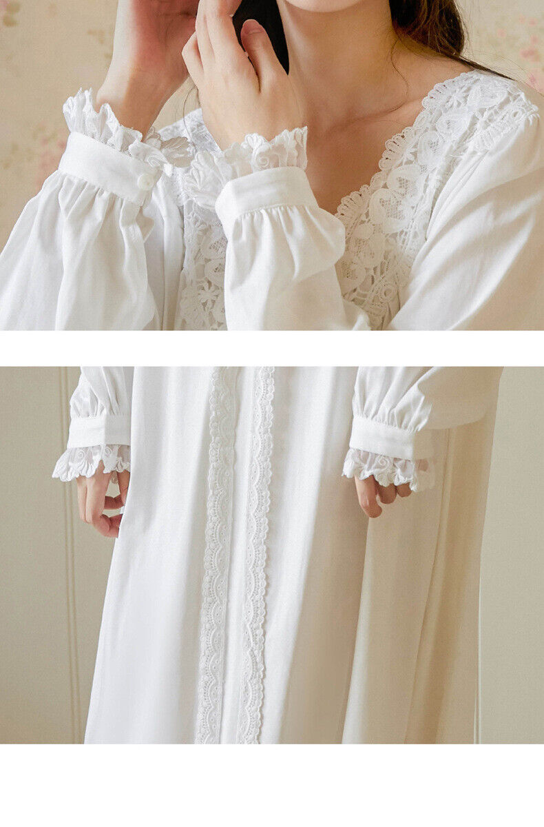 Long Sleeve Nightdress Loose Pajamas