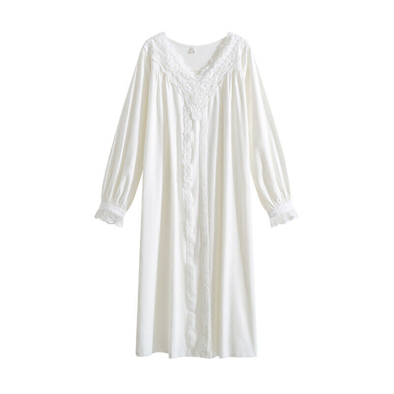 Long Sleeve Nightdress Loose Pajamas