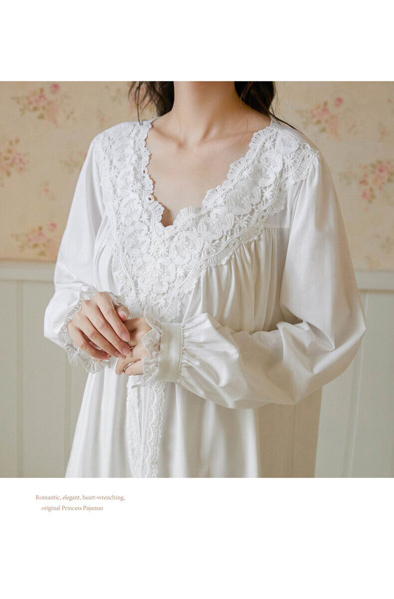 Long Sleeve Nightdress Loose Pajamas