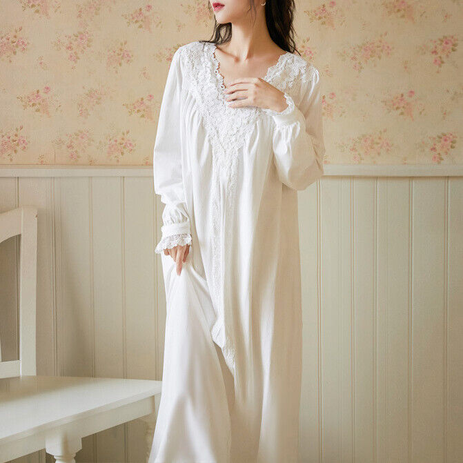 Long Sleeve Nightdress Loose Pajamas