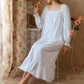 Short-sleeved long loose pajamas