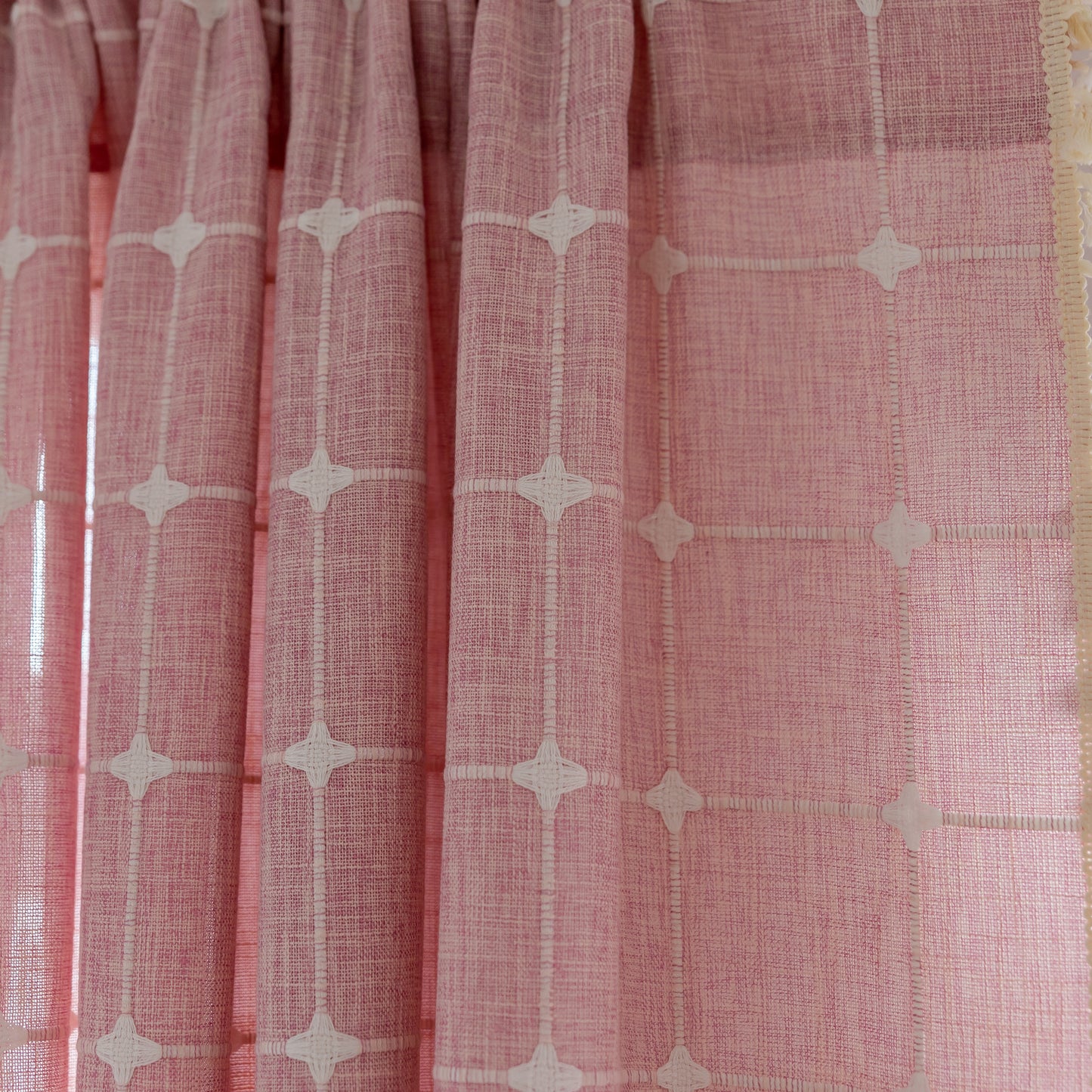 Thickened cotton and linen curtains