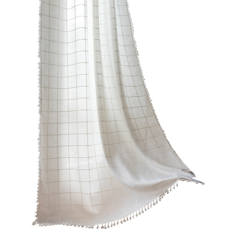 Thickened cotton and linen curtains