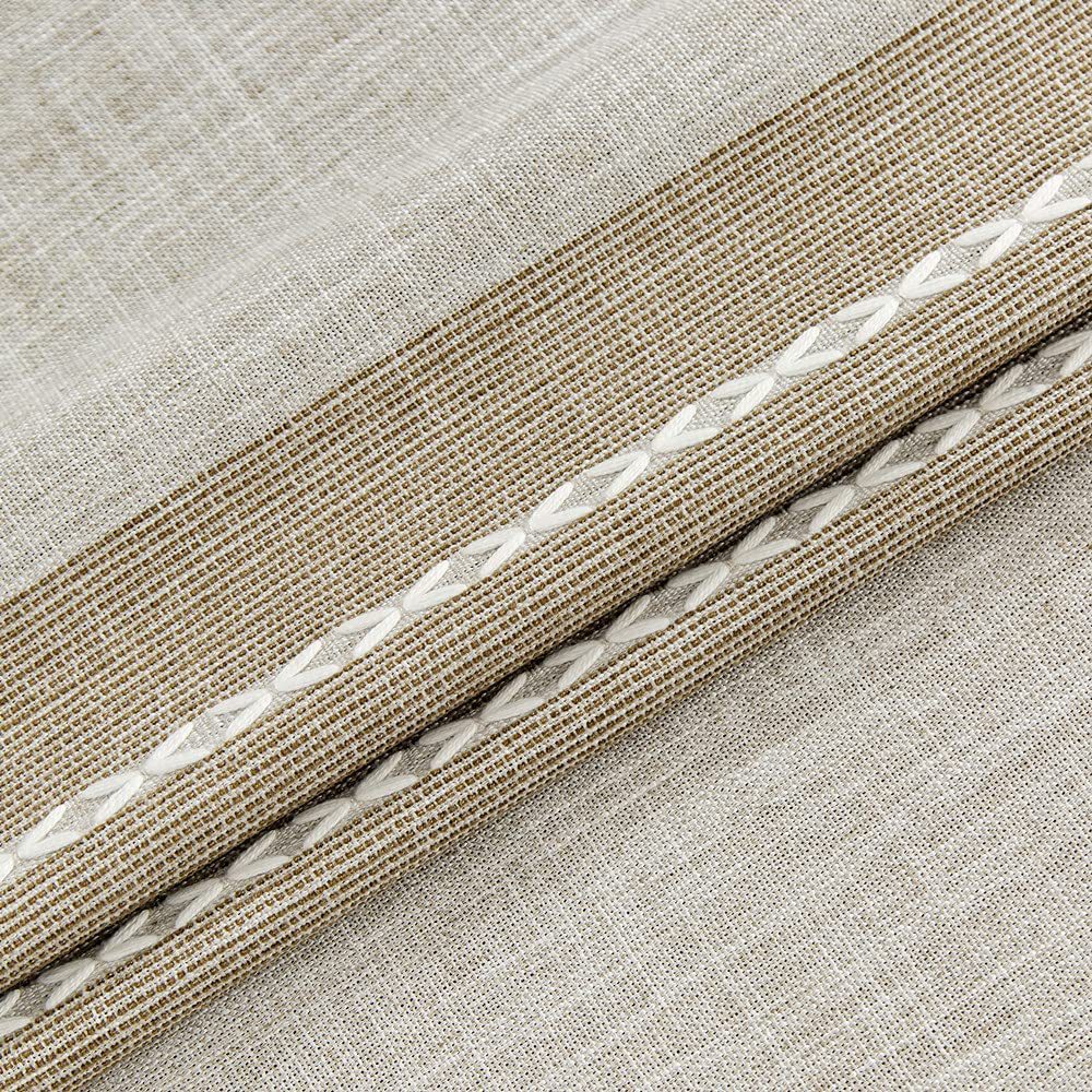 Cotton and linen curtains