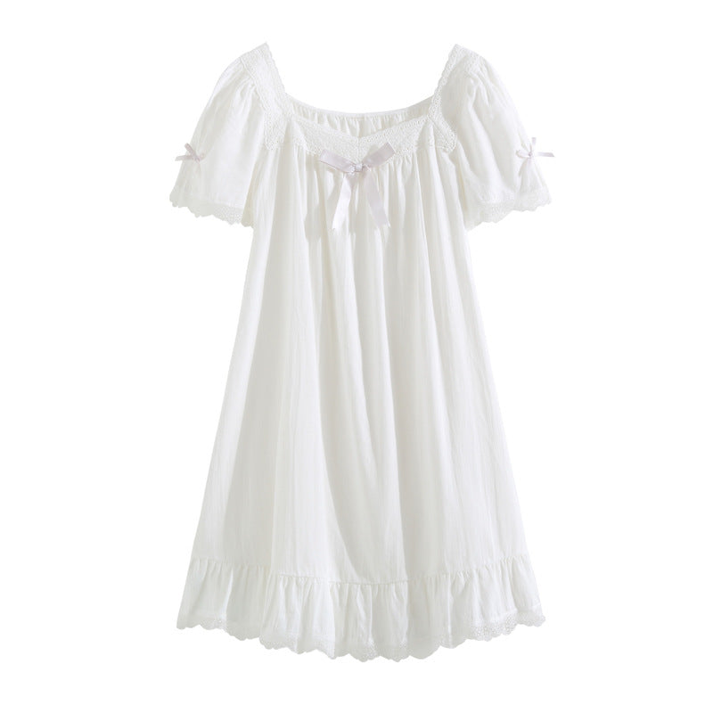 Thin Sweet Short-Sleeved Nightdress